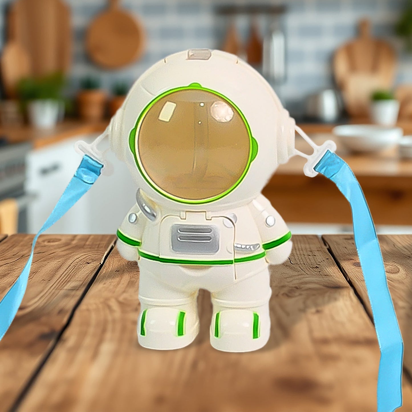 Astronaut Shape Water Dispenser Water Cup, Cute astronaut shape kids mini water dispenser with straw cup