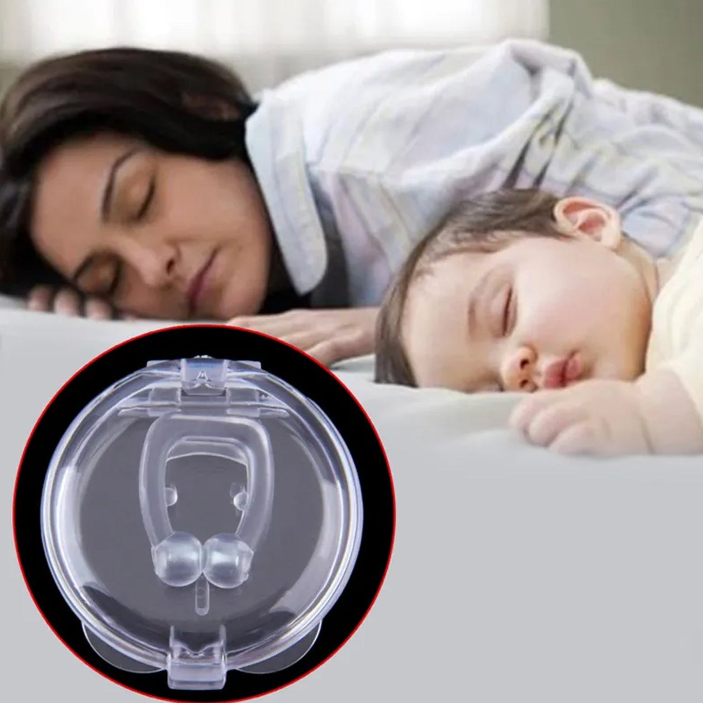 Medical grade silicone snore stopper for restful sleep
