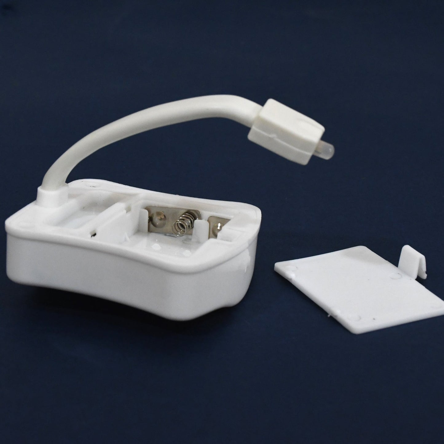 LED toilet bowl light with flexible fitting and colors