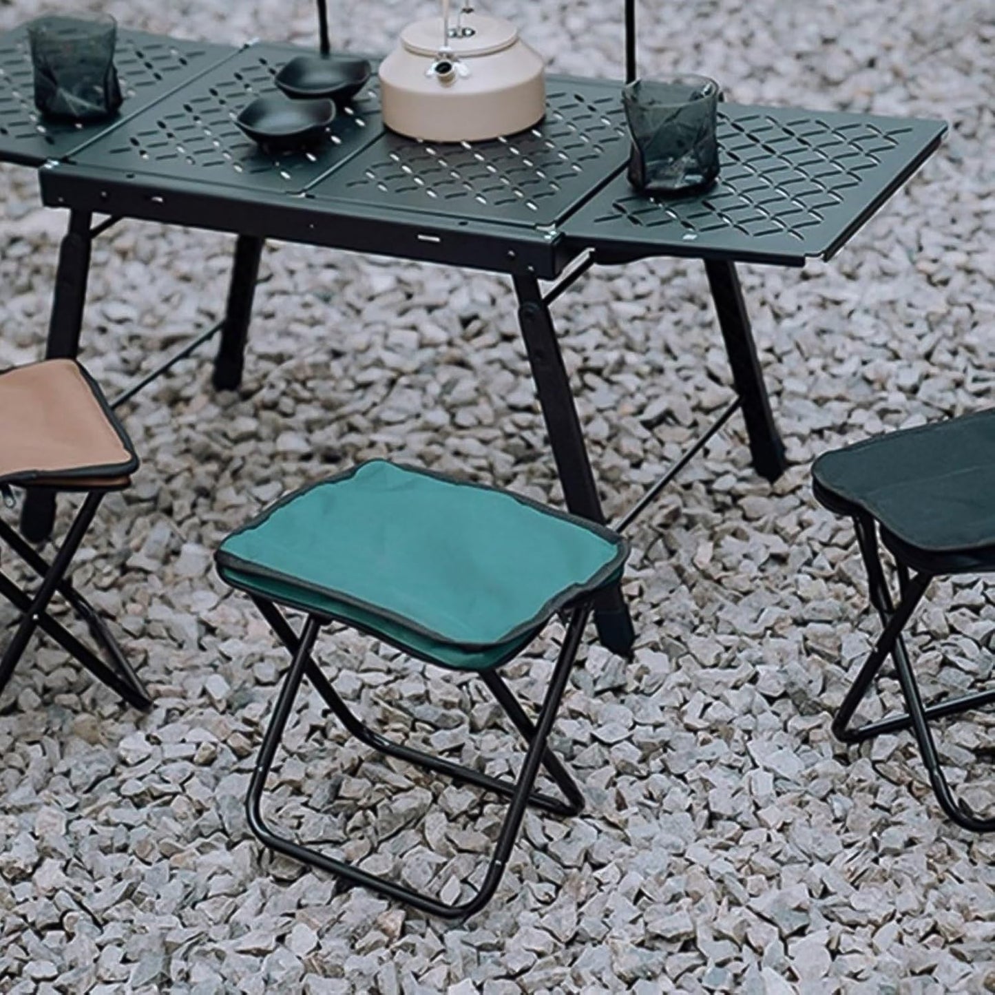 Camping stool portable folding design easy to store and carry