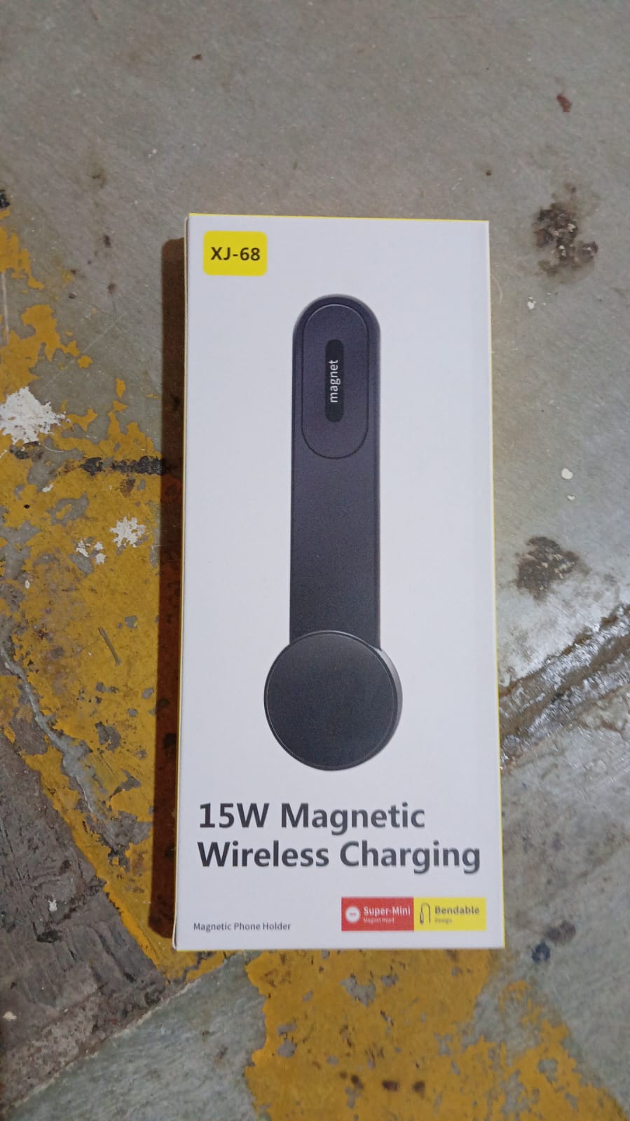 Titanium alloy arm wireless magnetic car charger mount durable