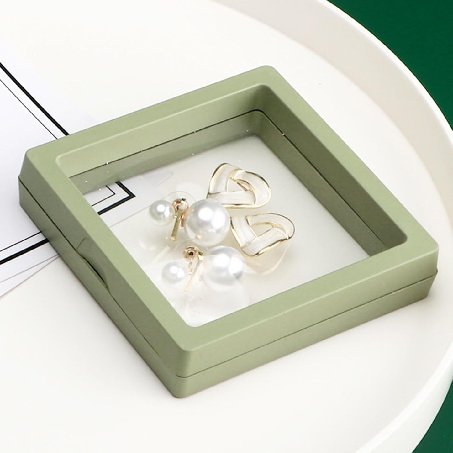 Jewelry display case transparent box anti scratch protection