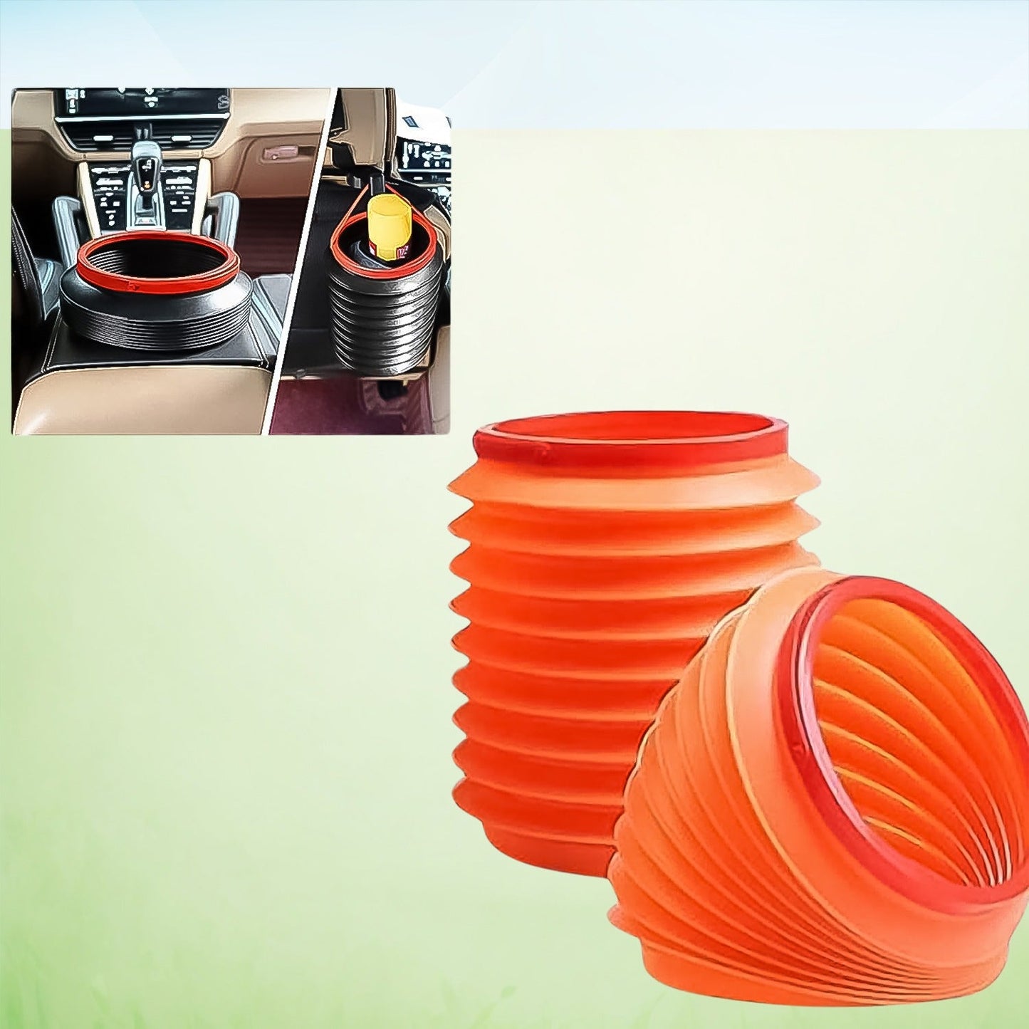 Collapsible plastic bucket for water trash and storage