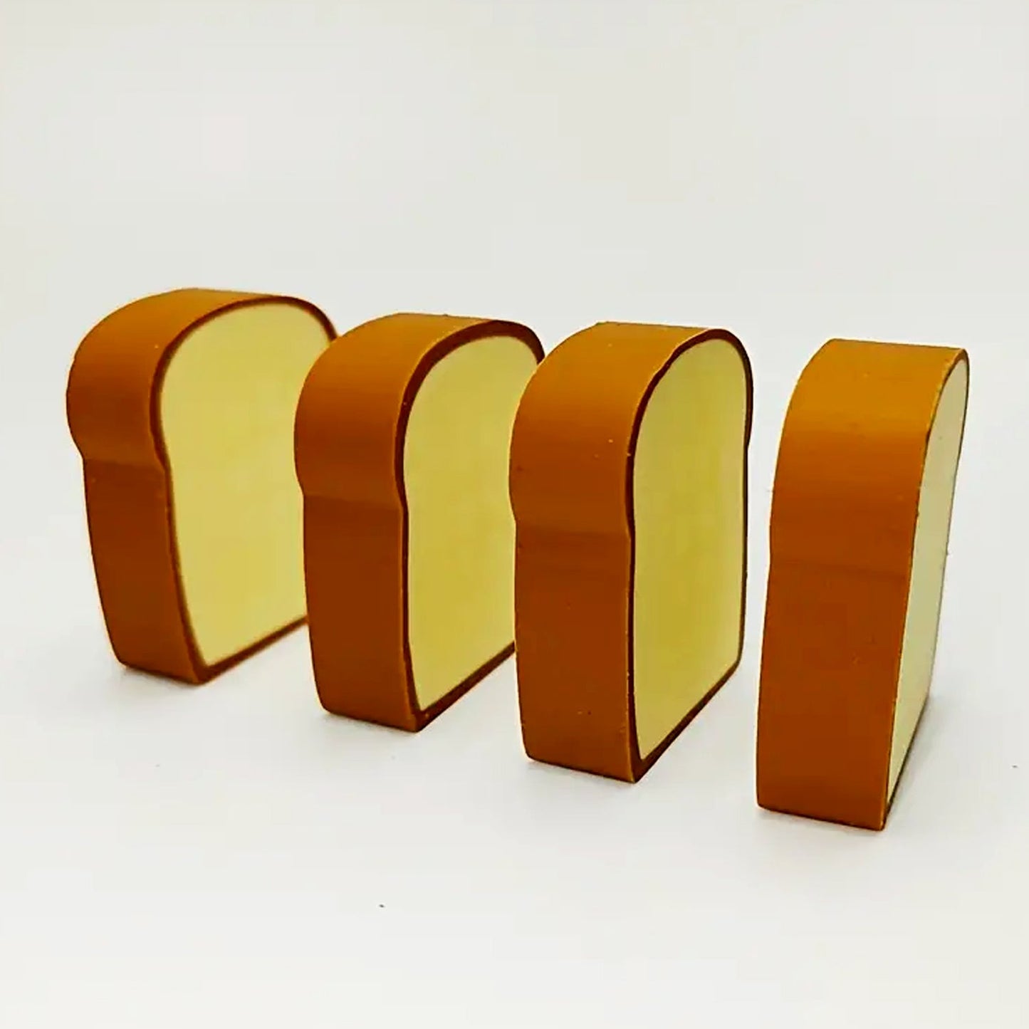 Soft high-quality toast bread erasers for drawing and homework