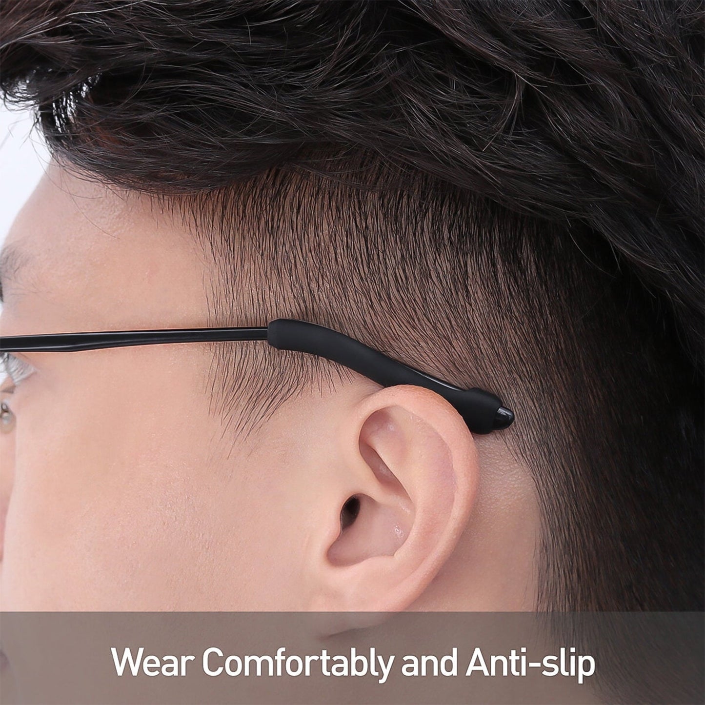 Silicone Eyeglass Ear Stabilizers, Silicone ear pads for sunglasses and reading glasses frames