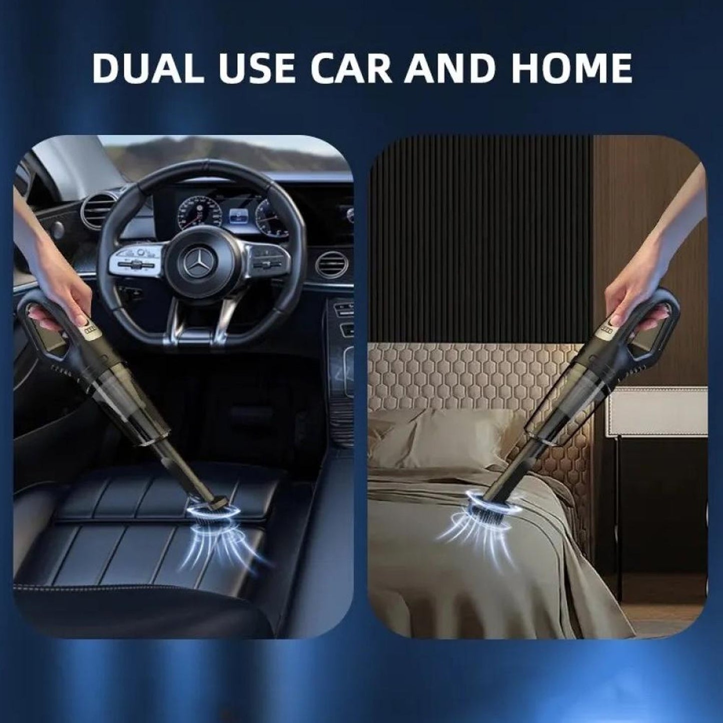 Wireless Vacuum Cleaner, Cordless car vacuum cleaner handheld with multi-head kit
