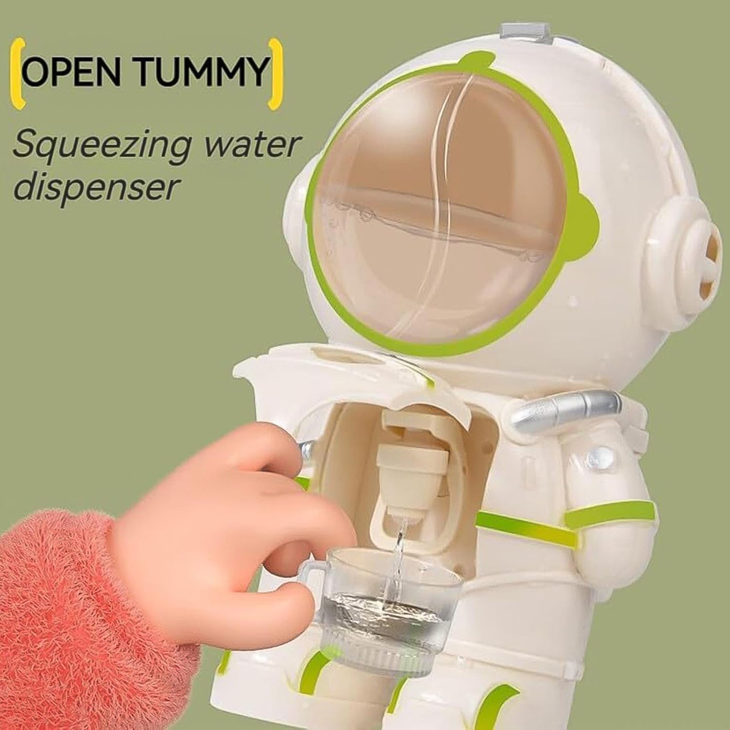 BPA-free portable astronaut water toy bottle for children
