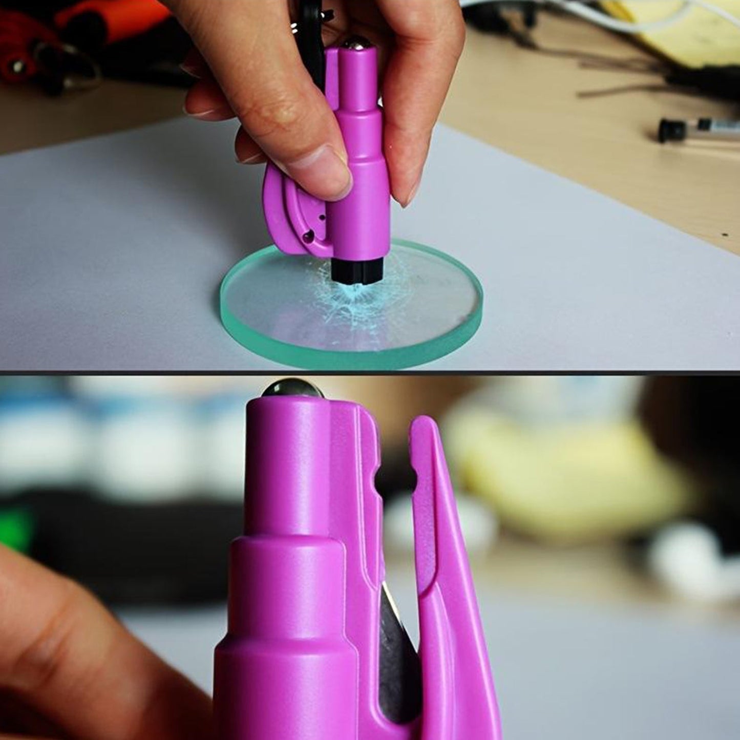 Durable Emergency Cutter With Glass Breaker For Quick Auto Escape
