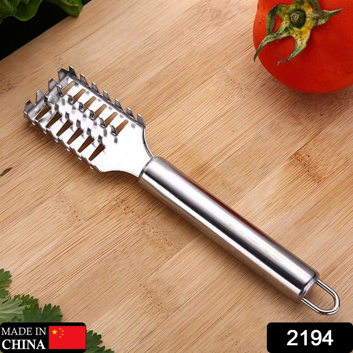 Ergonomic non-slip handle fish scale cleaning tool