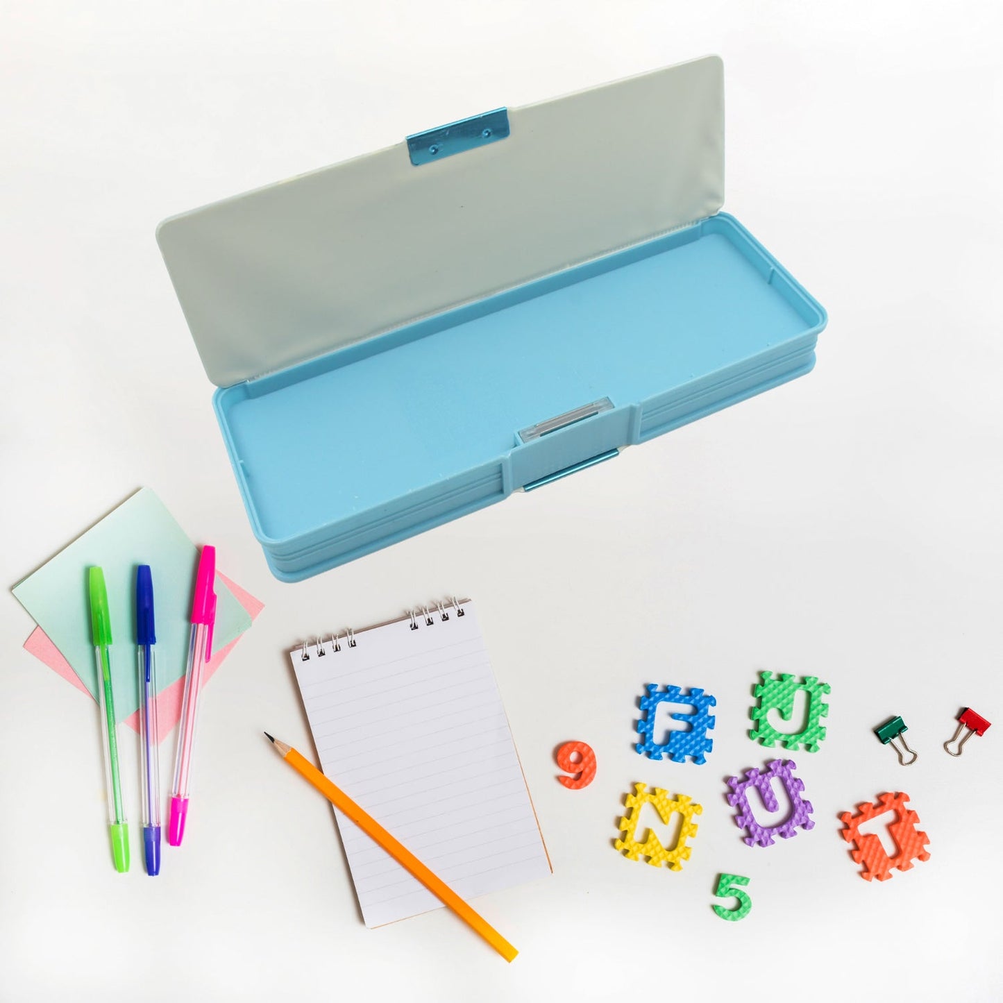 Multi-functional stationery organizer for art supplies and writing tools