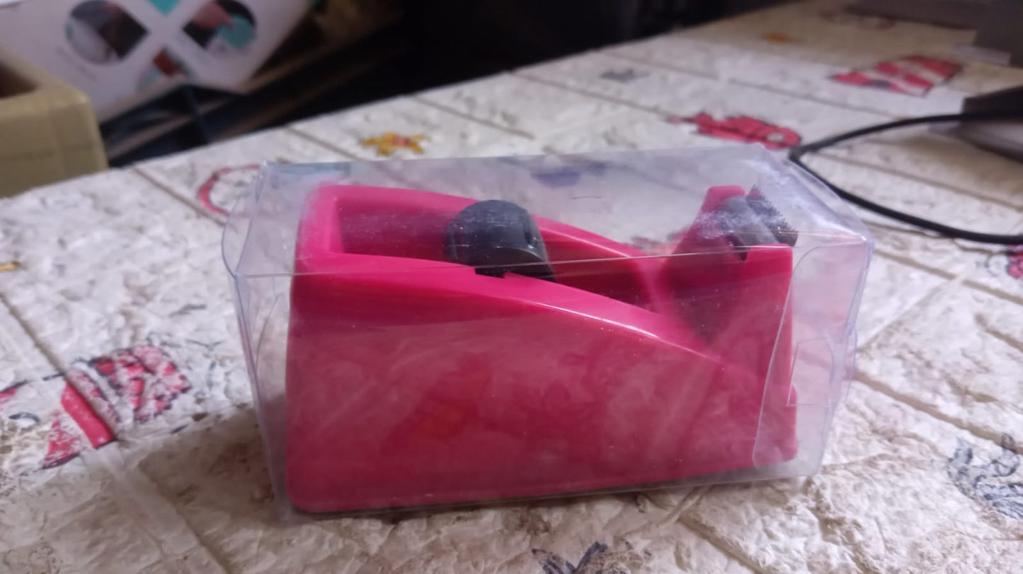 Cello tape dispenser cutter used in school and craft projects