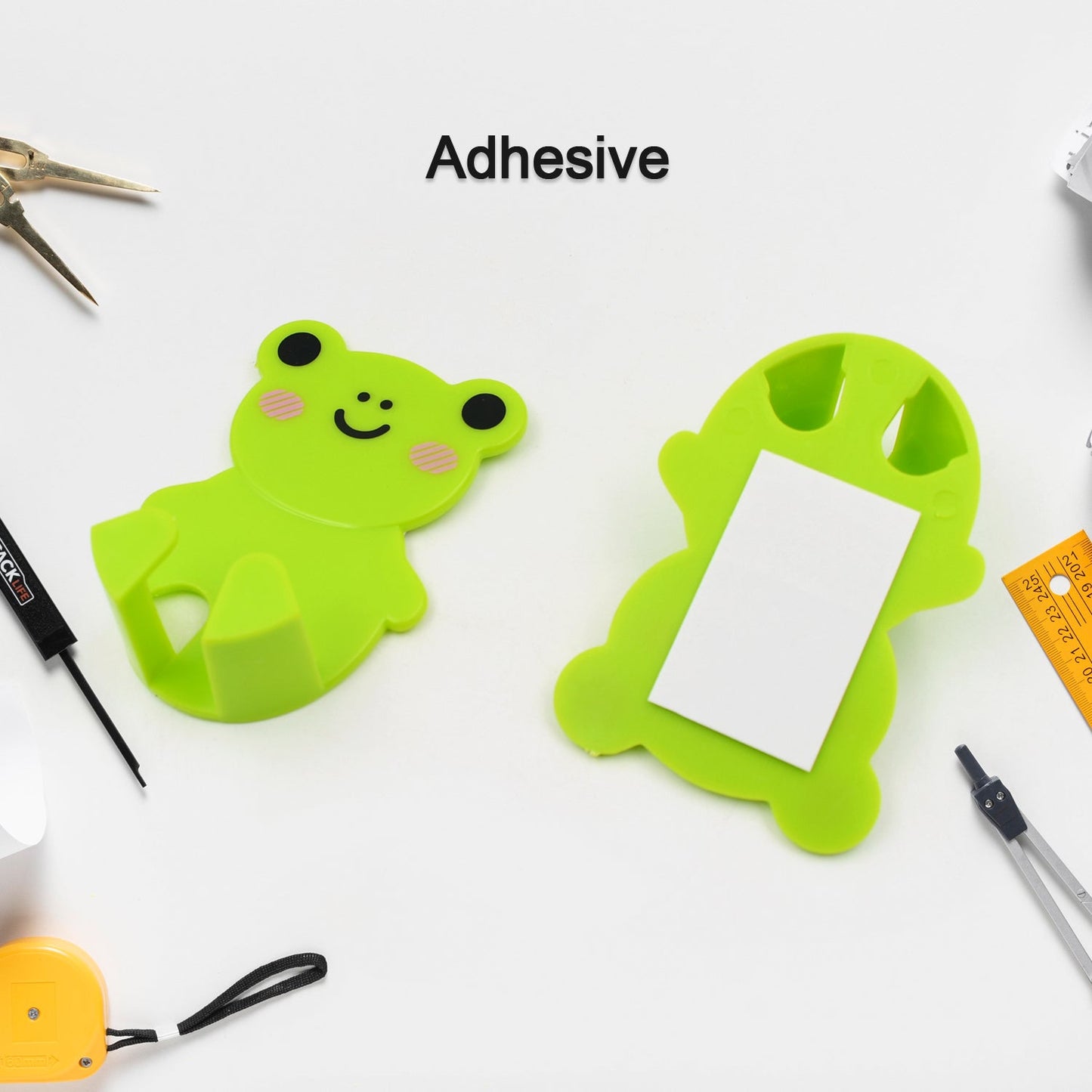 Strong adhesive cable holder hanging keys and coin purses