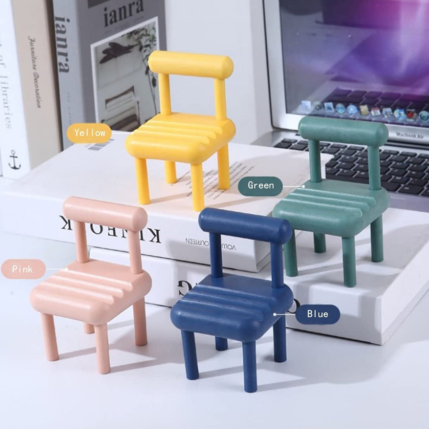 Adjustable phone dock with three grooves for viewing angles