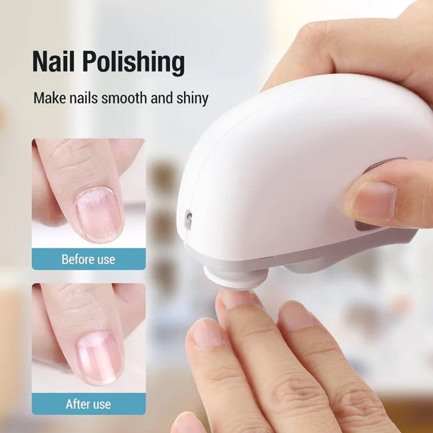 USB charging nail grooming kit with blade and file dual function