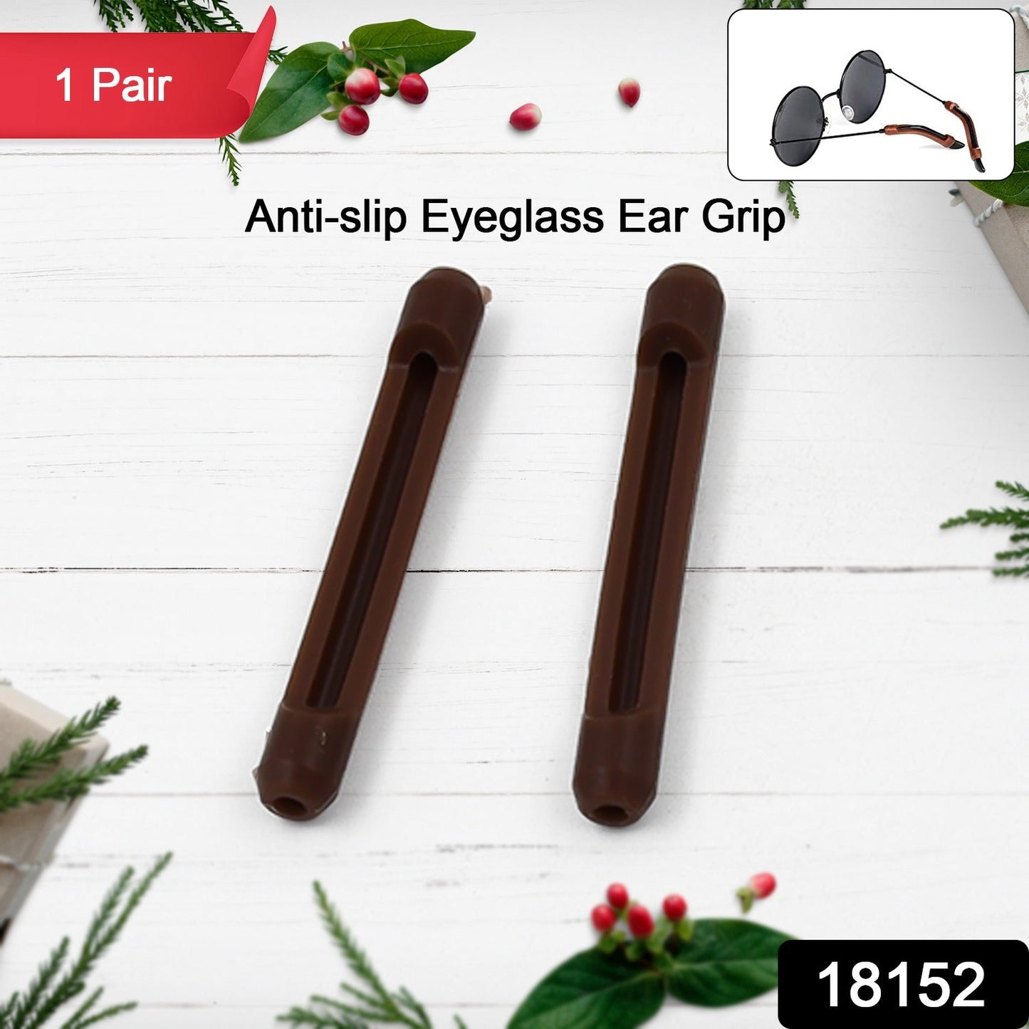 Soft Silicone Eyeglass Anti-Slip Ear Hooks, Non-slip eyeglass retainer ear hooks flexible silicone pads