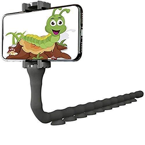 Mobile Phone Holder in cute worm style with suction base