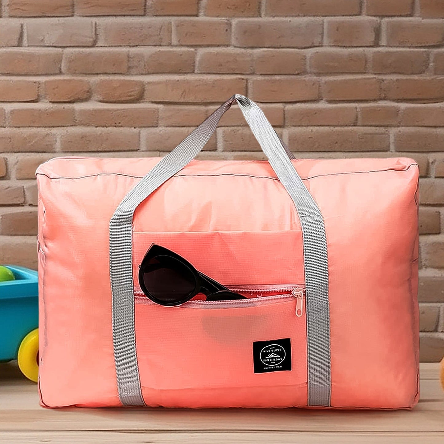 Multi-compartment foldable luggage organizer waterproof bag
