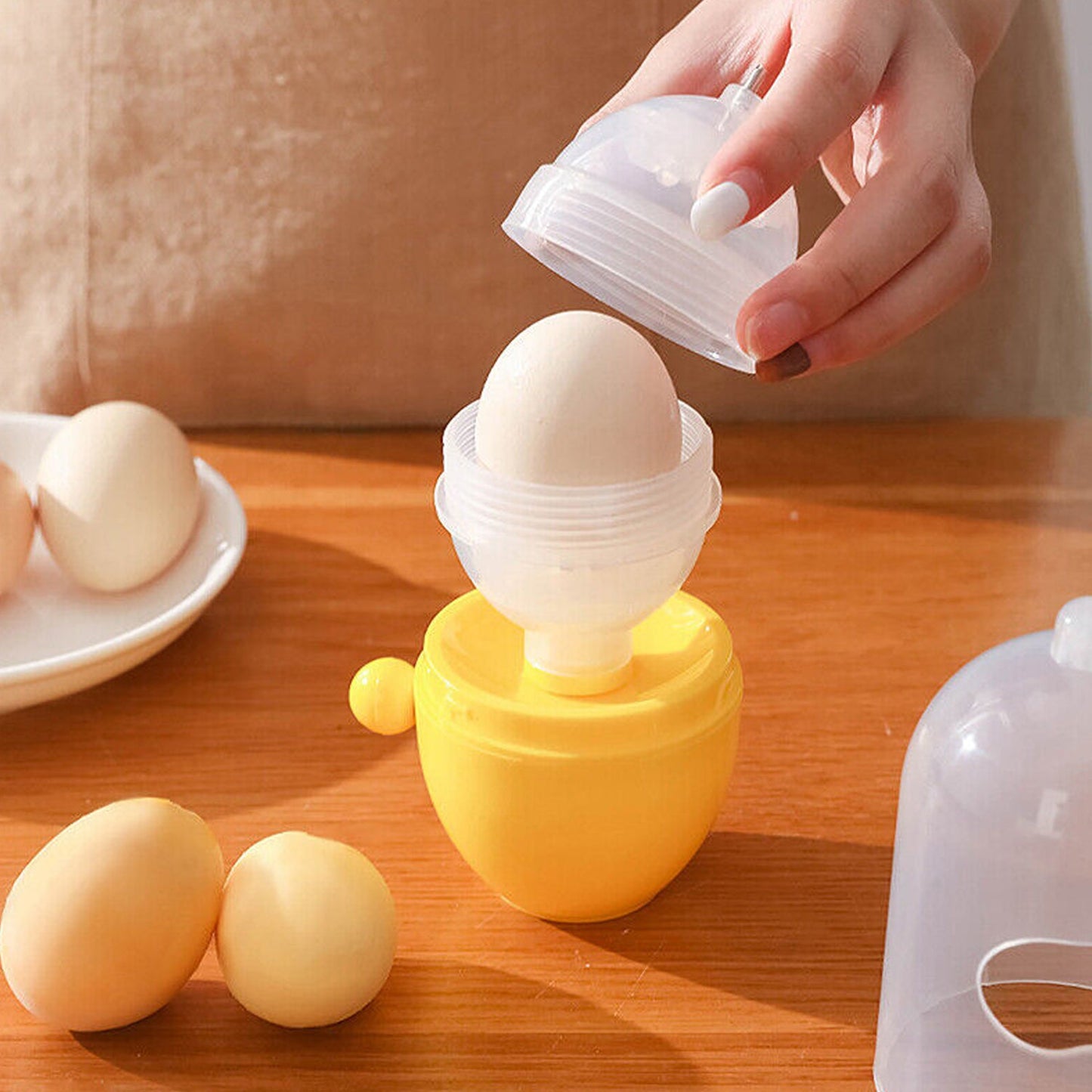 Food-grade silicone egg mixer tool for manual kitchen use