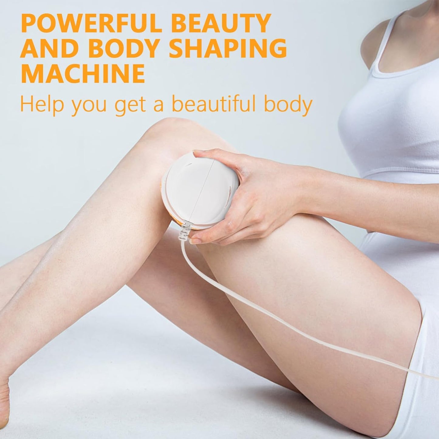Compact electric cellulite massager for arms and waist shaping