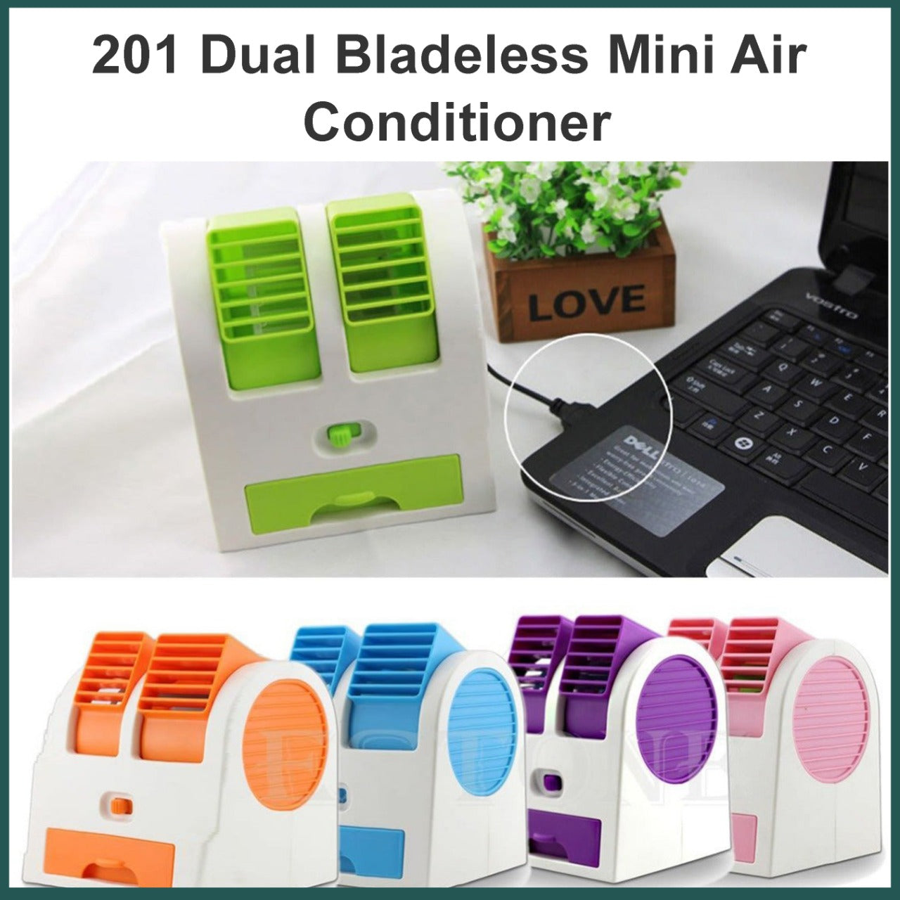 Bladeless mini AC for personal cooling. Mini USB cooling fan, portable air conditioner fan, personal desk AC fan, mini humidifier fan, USB fragrance fan, mini desktop fan, travel cooling fan