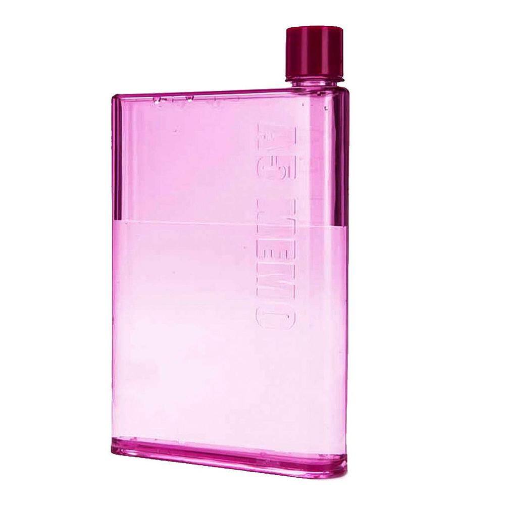 Ultra thin portable flat bottle for college and office use