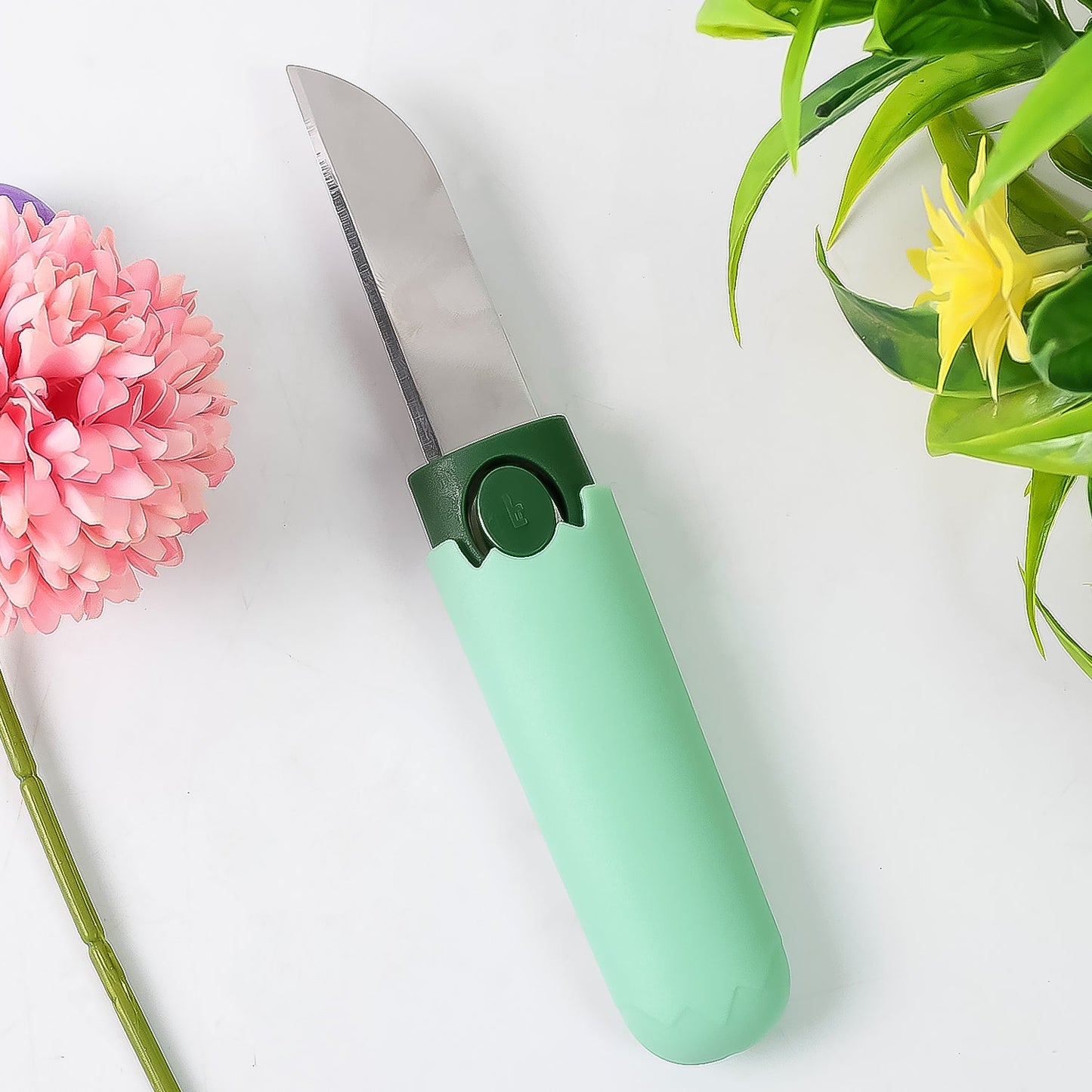 Food safe ABS handle multifunctional peeler and slicing knife combo
