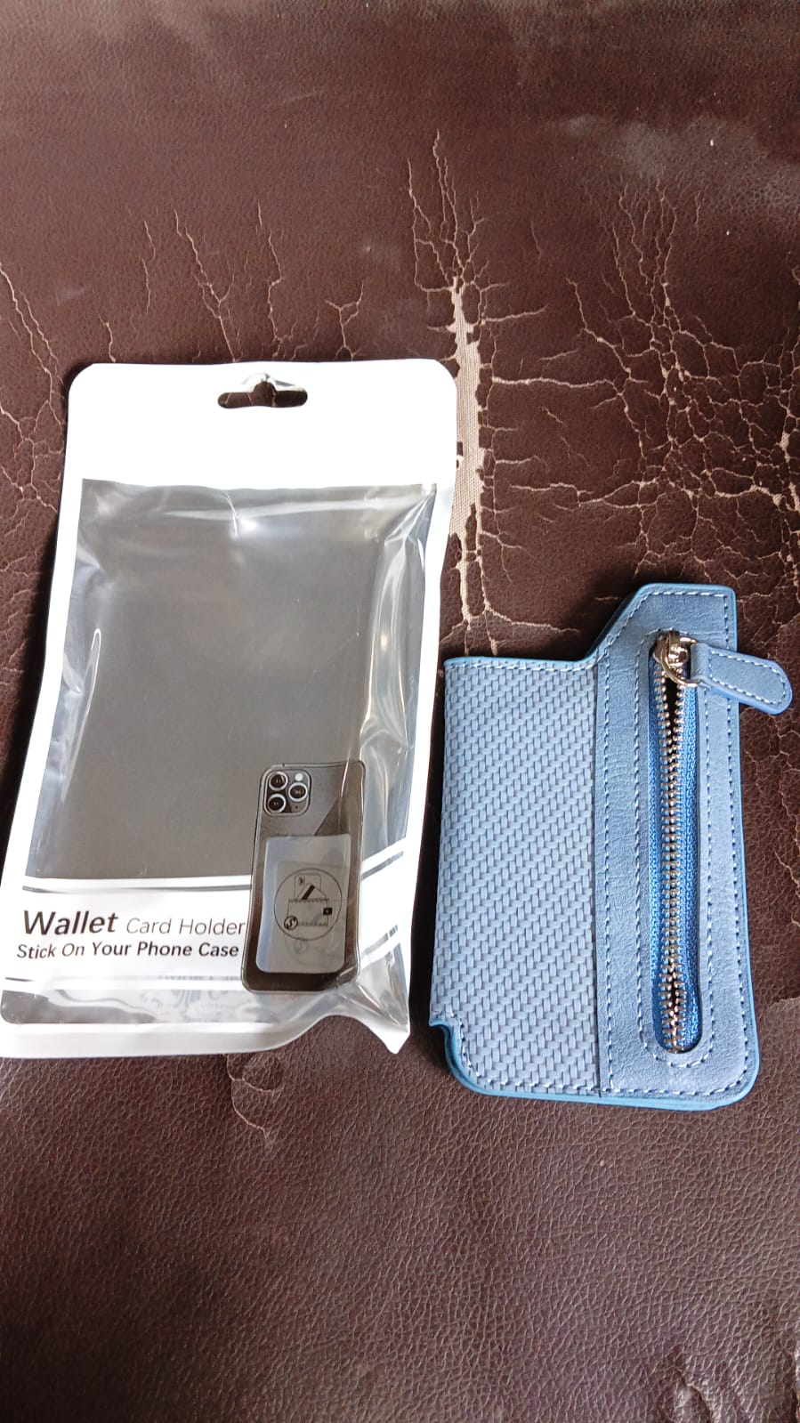 PU leather multi-purpose phone sleeve wallet attachment