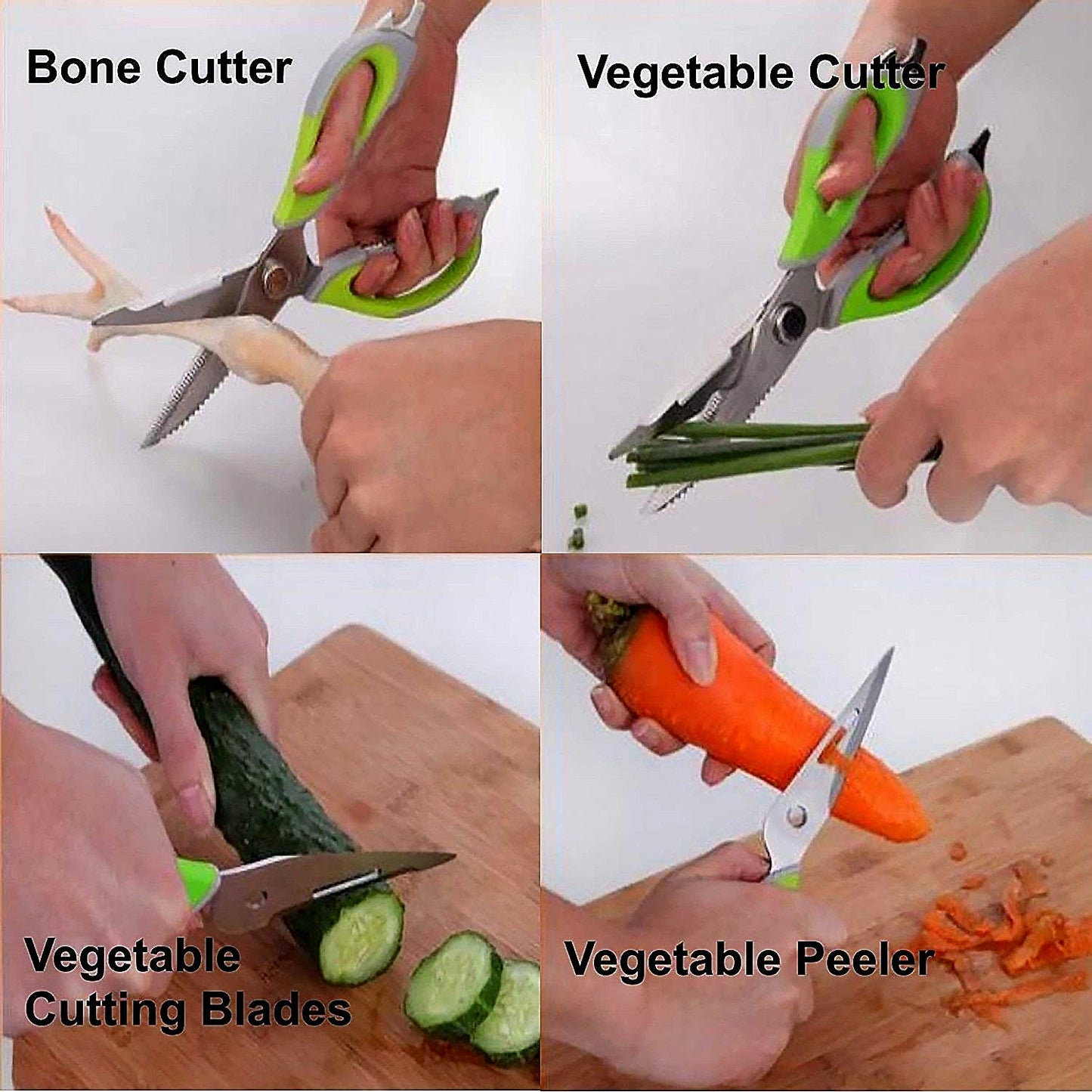 Kitchen shears detachable blades for easy cleaning and dishwasher safe