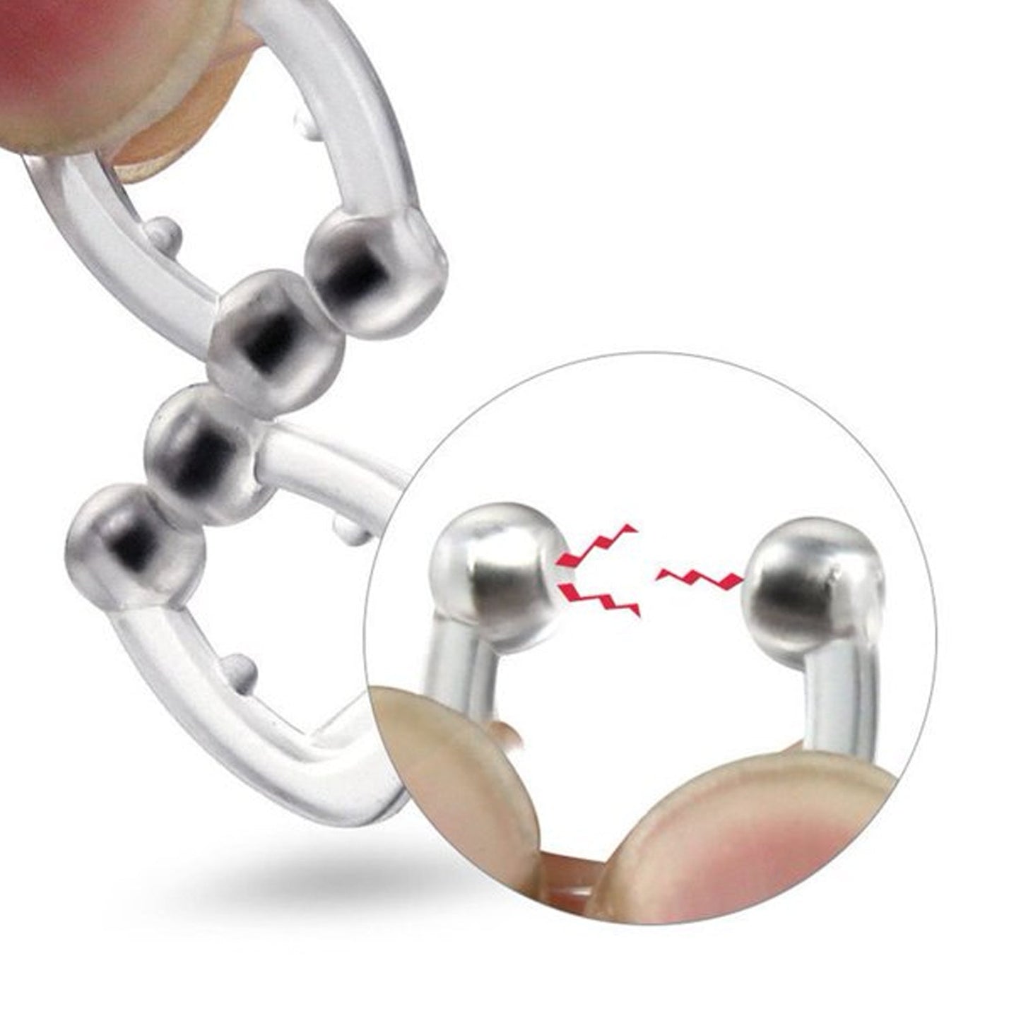 Compact and portable anti snore nasal clip for travel