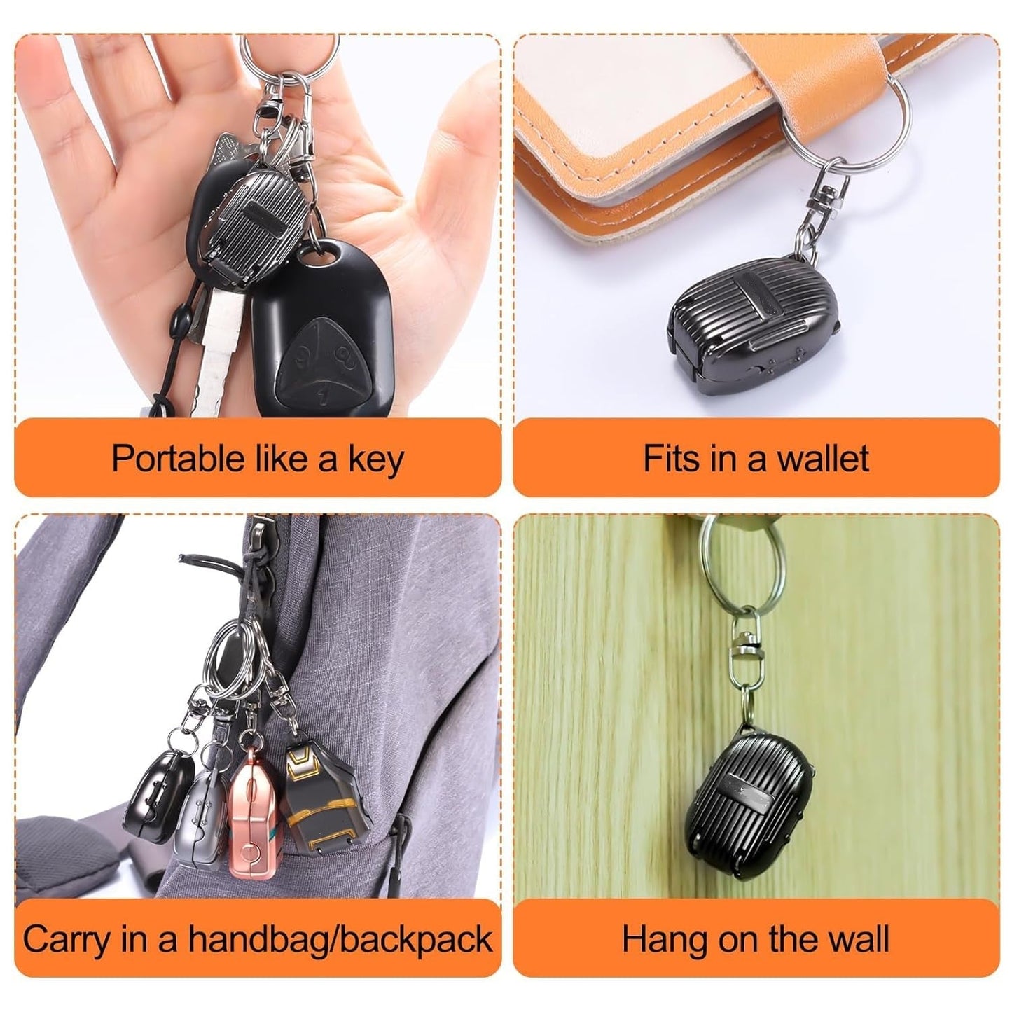 Travel manicure keychain folding nail clipper with file