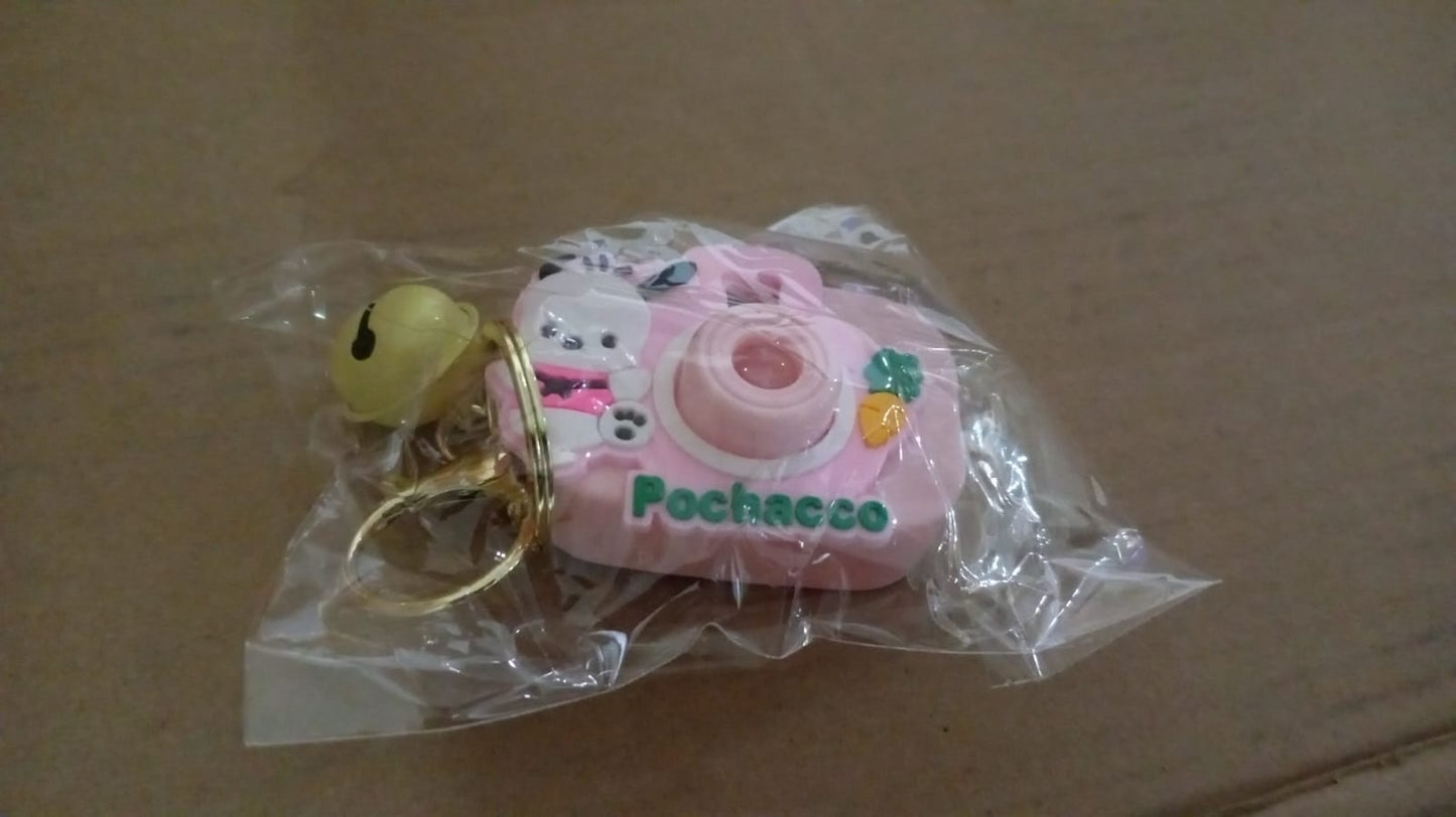 Zinc alloy keychain with rainbow projection fun gift