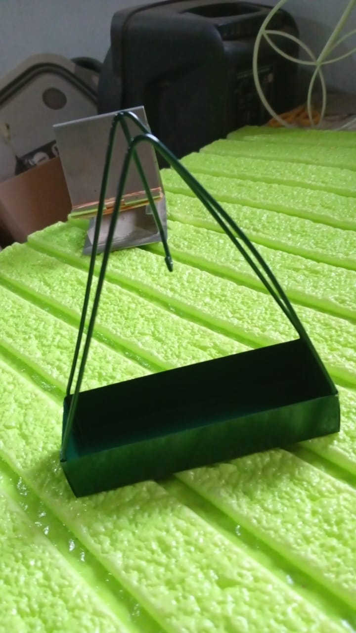 Stylish mosquito coil burning rack for walls or tables