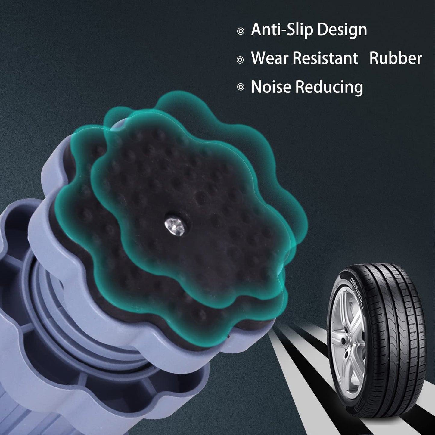 Multi-purpose appliance vibration dampening pads