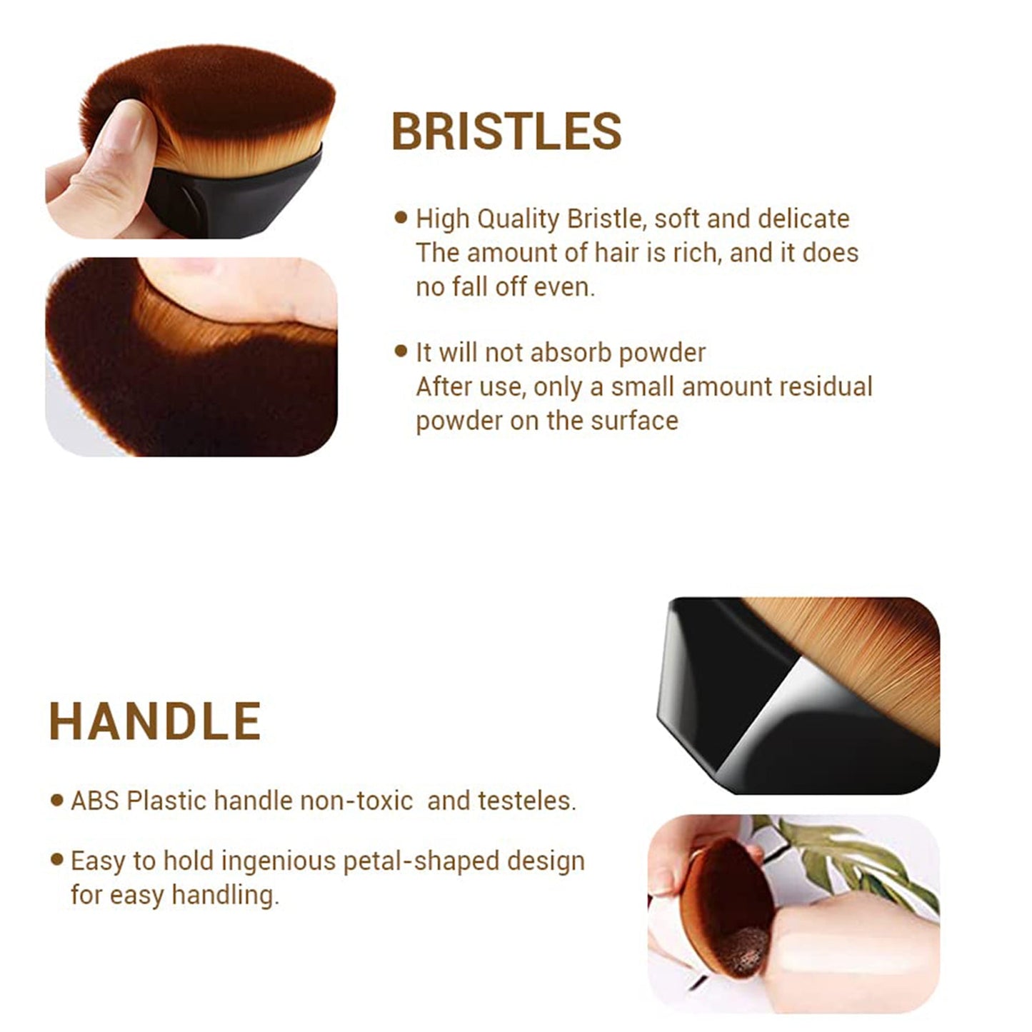 Compact makeup brush case for hygienic beauty routine