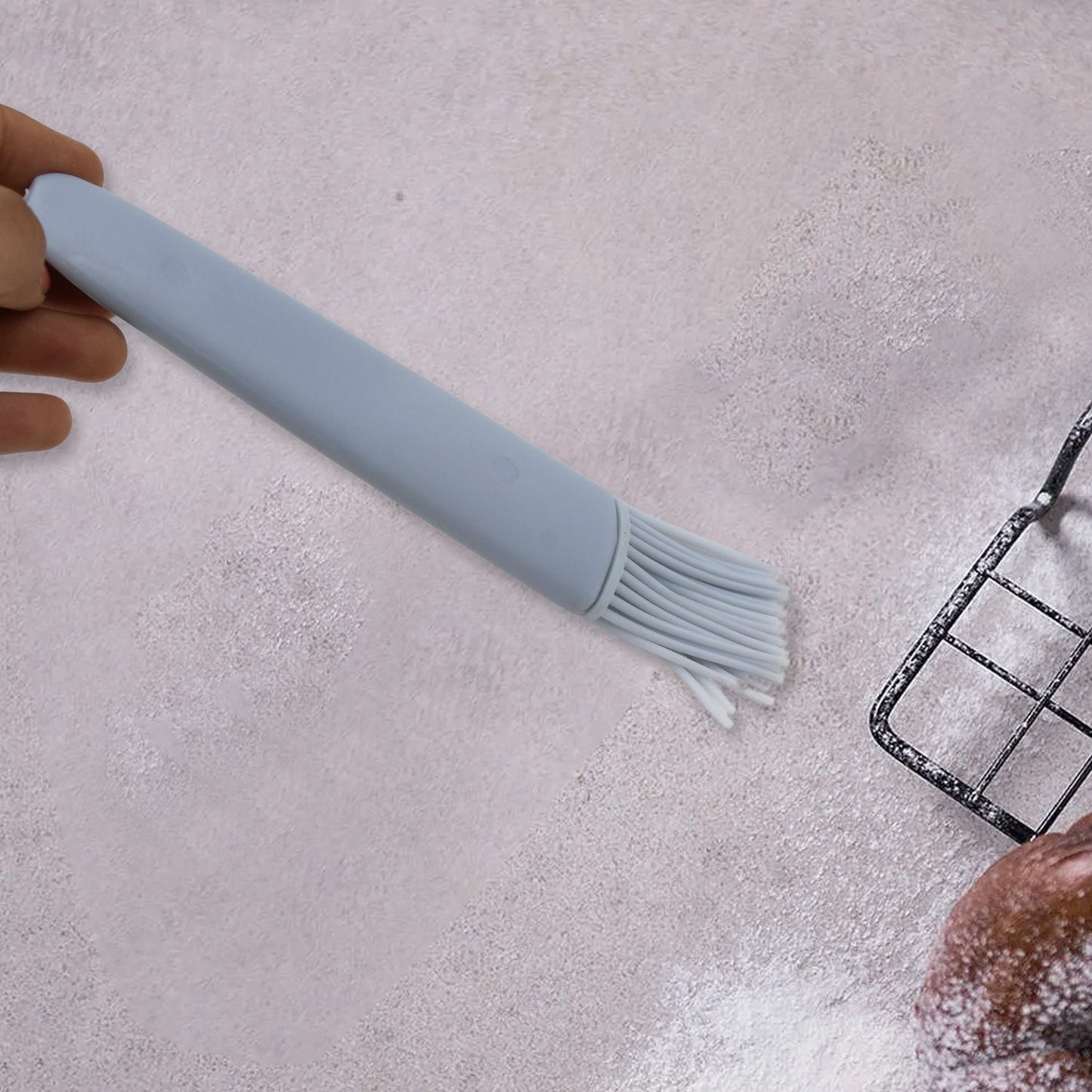 Soft silicone baking pastry brush for butter and marinade