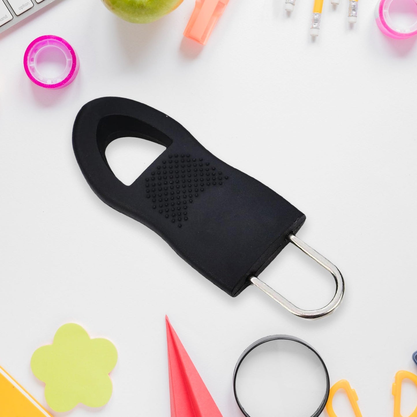 Durable zipper puller tags pack of three for everyday use