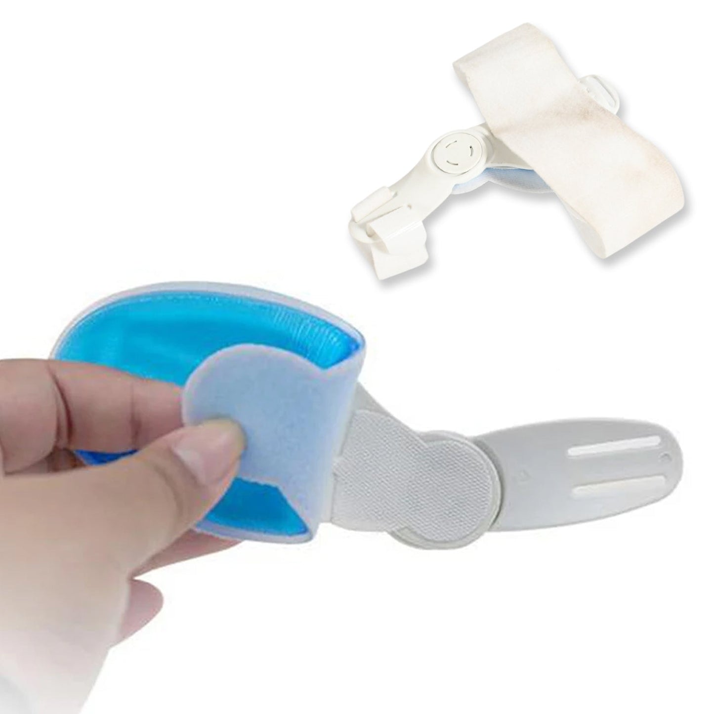Reusable toe alignment splint for hallux valgus correction