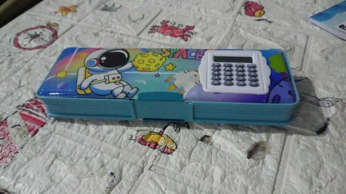Compact pencil case fits easily in school bags and backpacks