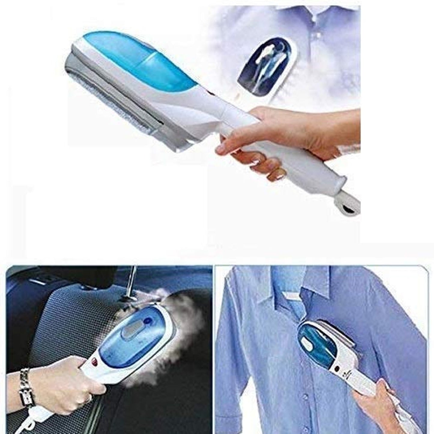 Handheld garment steamer compact wrinkle remover for clothes
