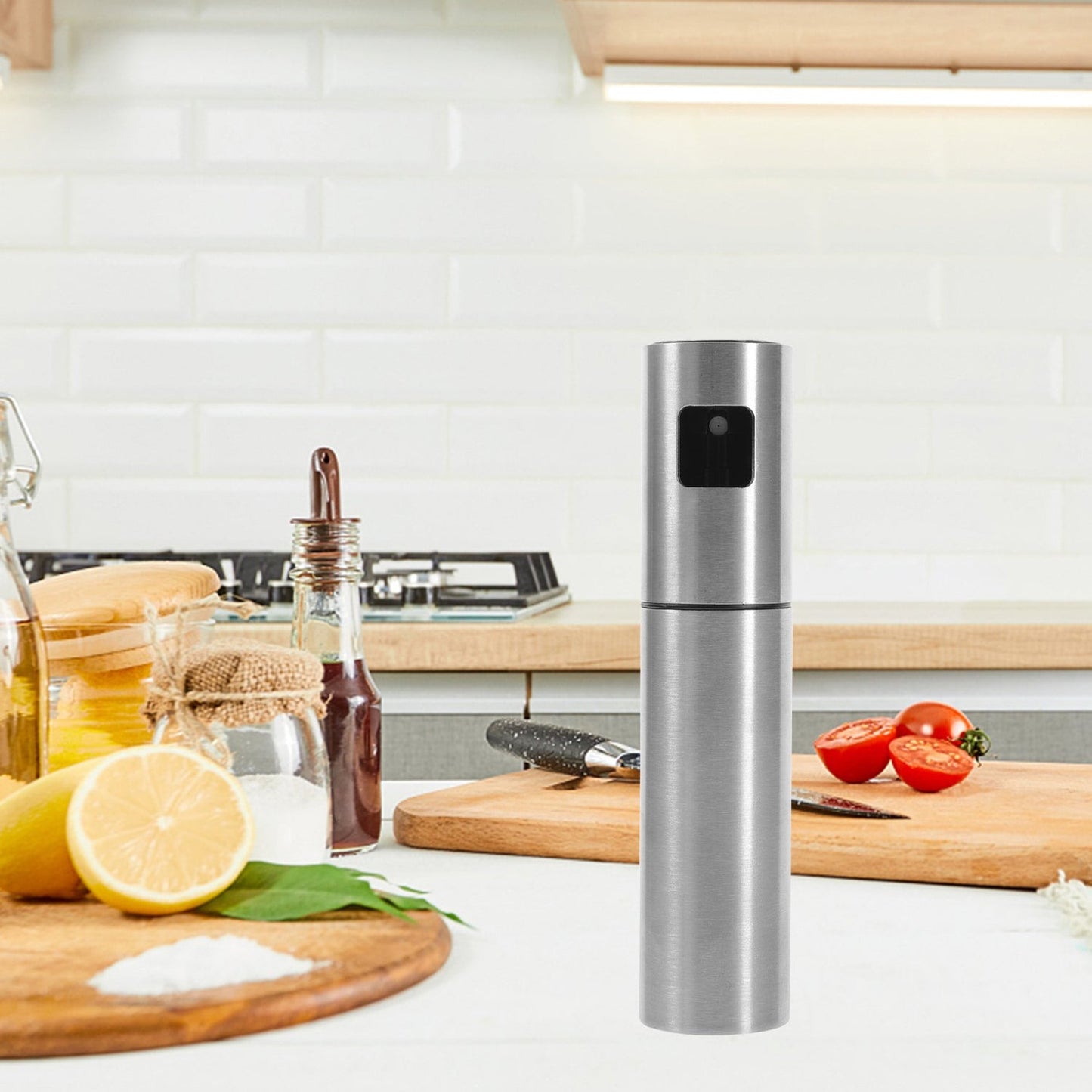 Adjustable Nozzle Dosa Oil Spray Bottle, BPA-free oil dispenser spray bottle for kitchen cooking 100 ml