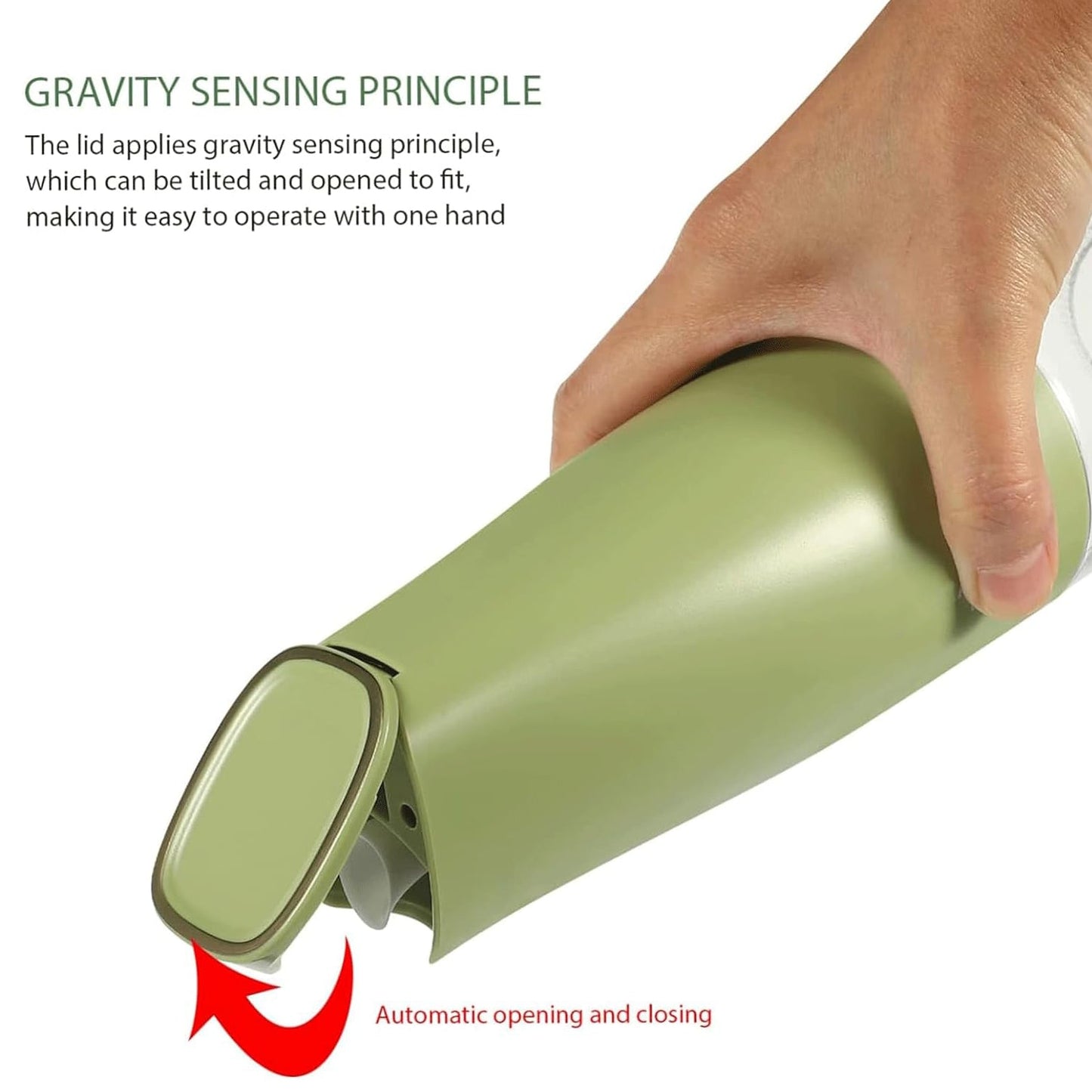 500ml BPA free oil dispenser with precise pour and detachable design