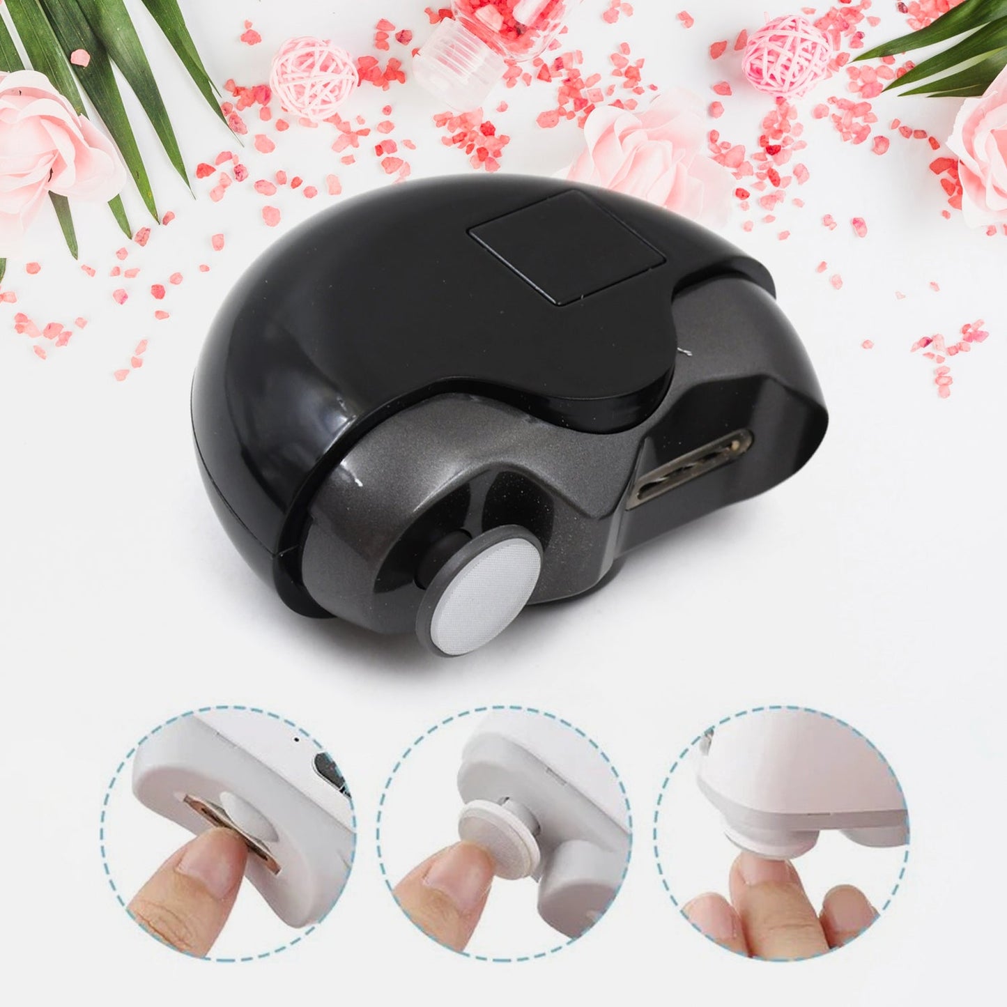 Electric infant nail clippers trimming toenails and fingernails safely