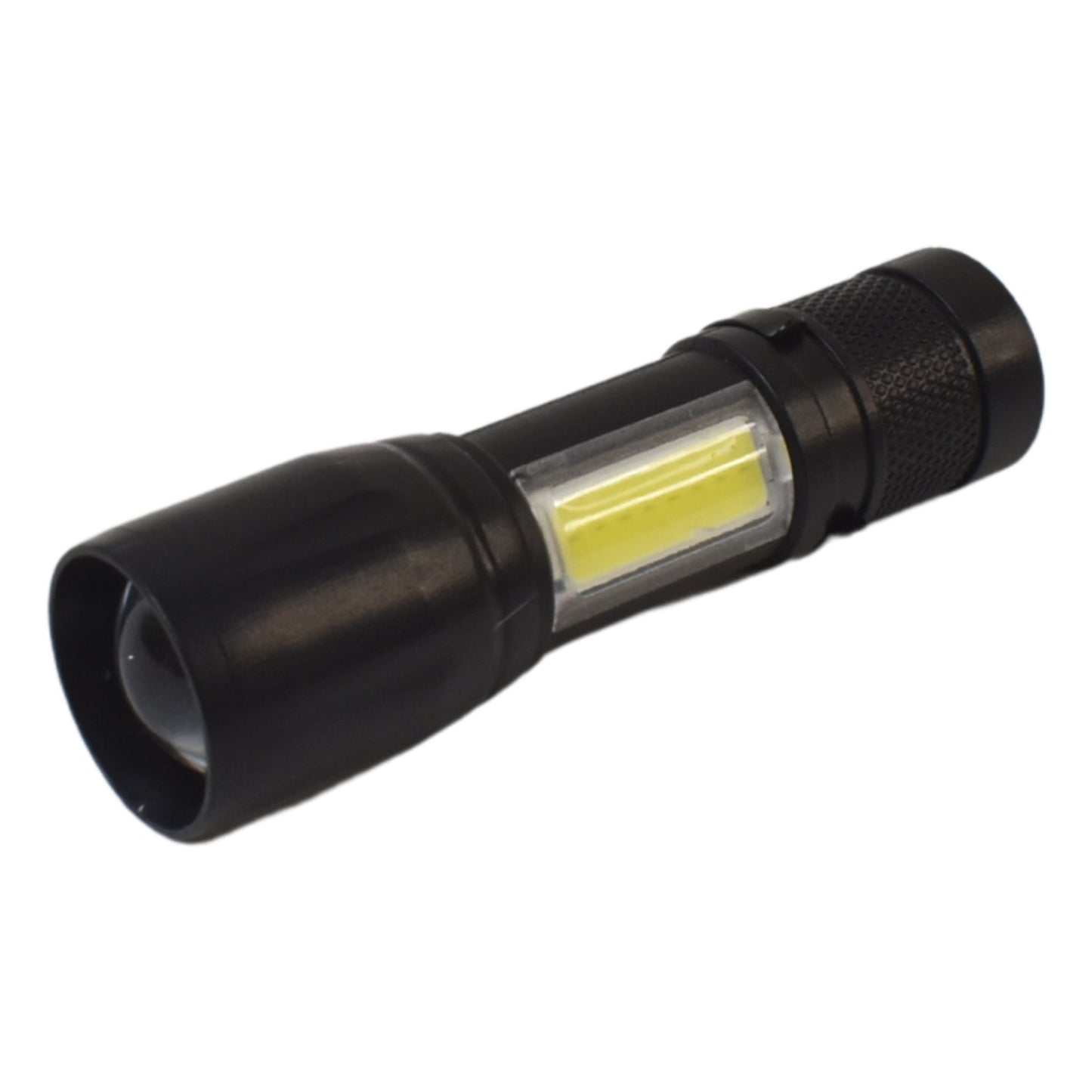 Compact mini torch with powerful LED beam, portable for travel and daily carry