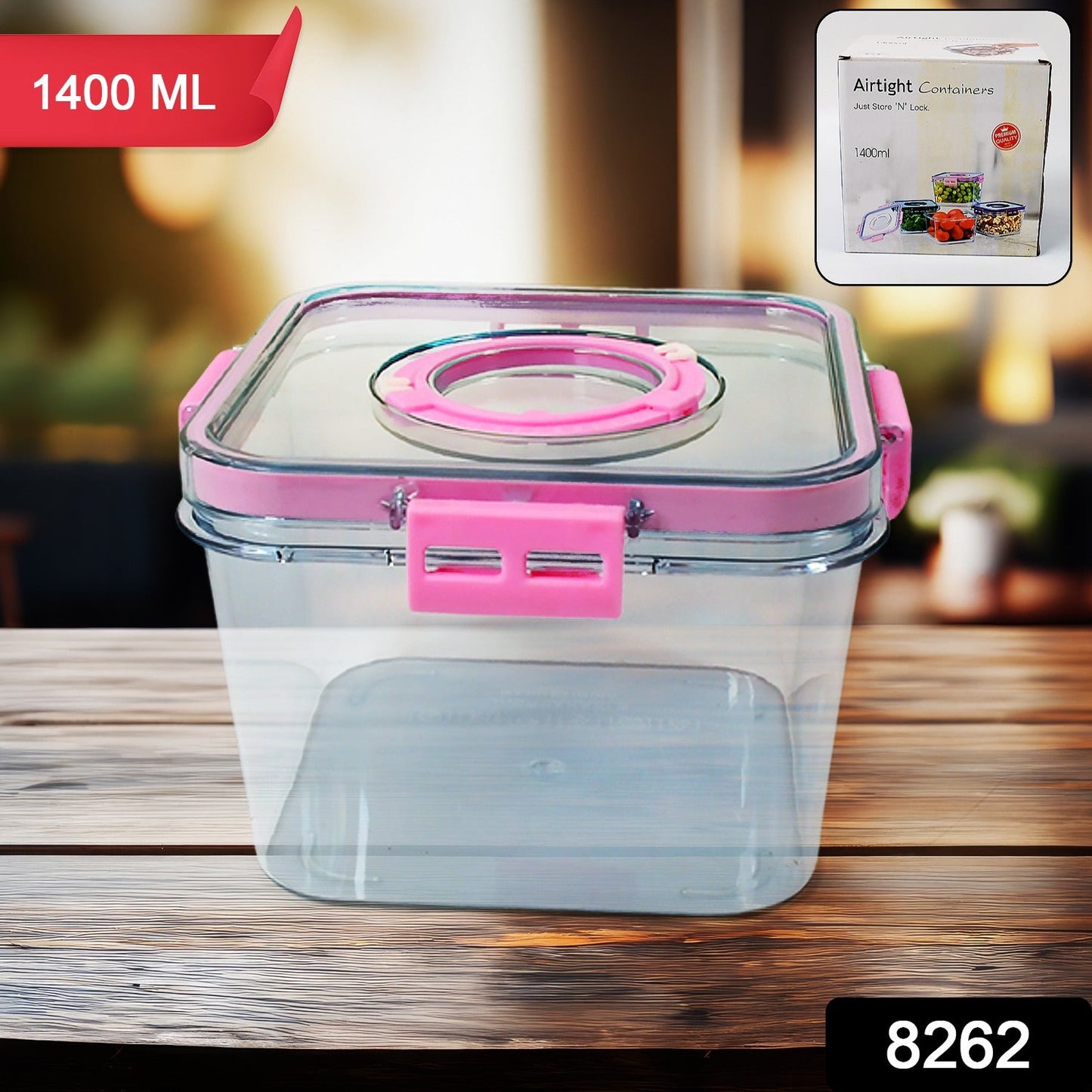 1400 ml vegetable storage container box for kitchen use