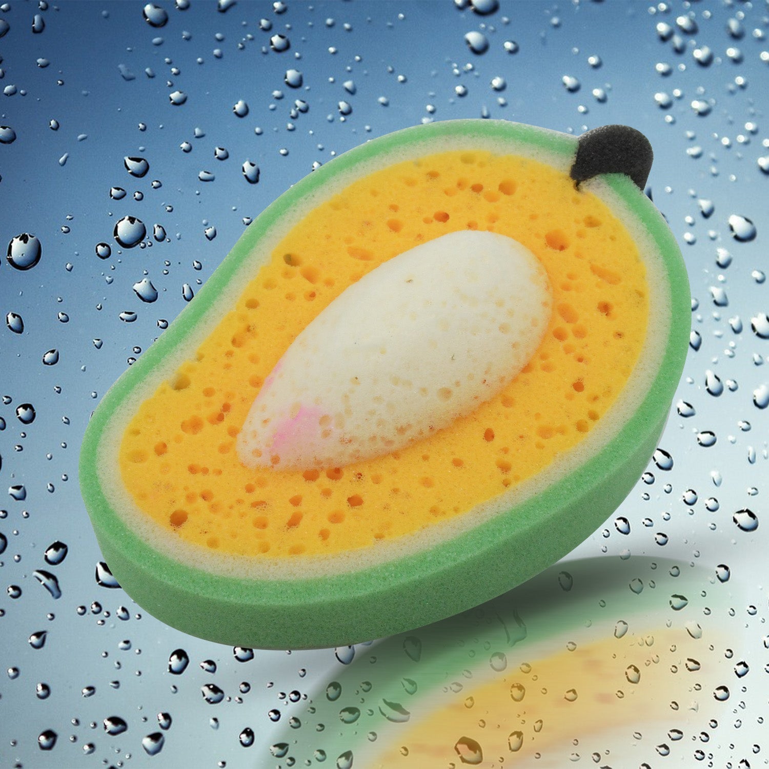 Fun fruit shaped kitchen sponge for washing dishes