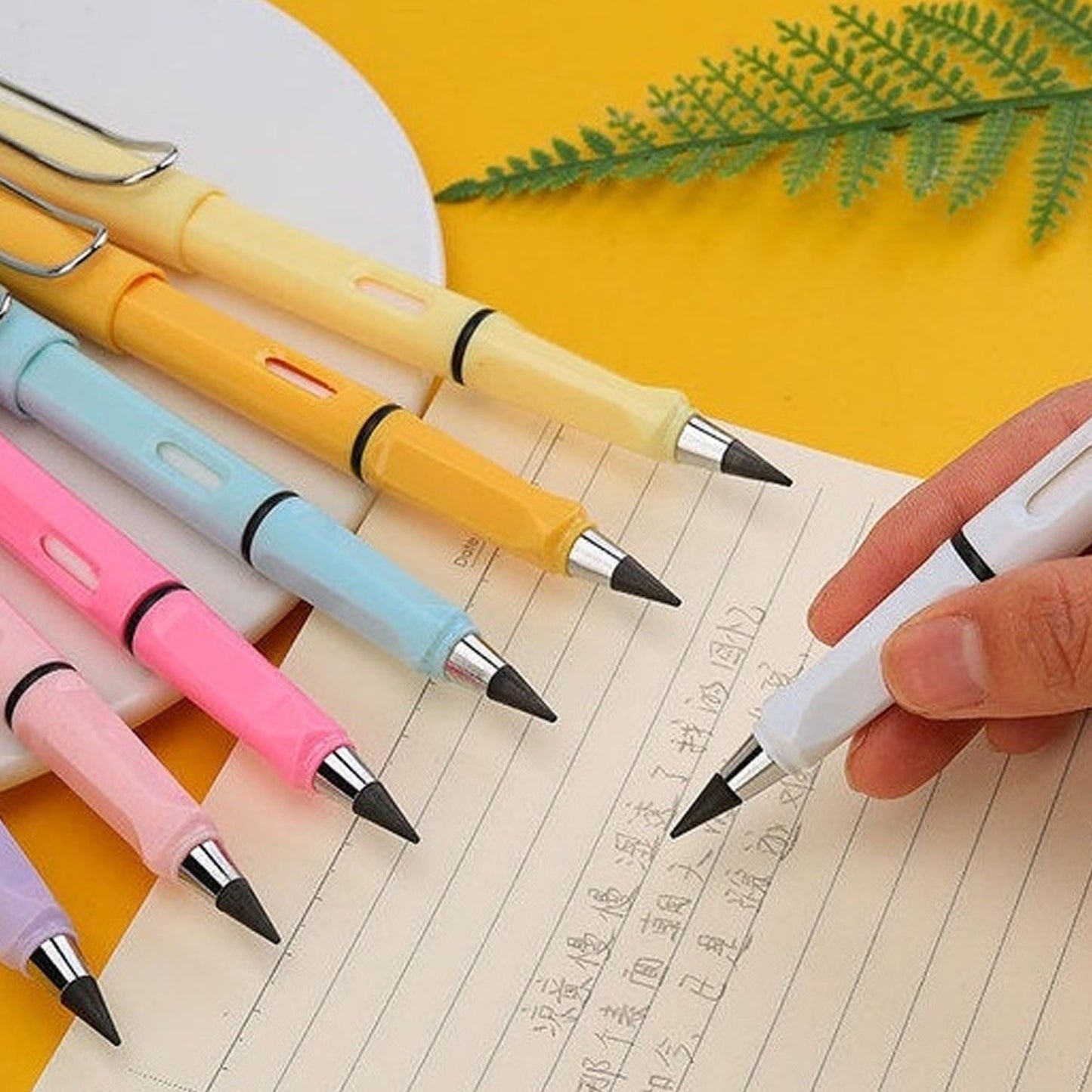 Sustainable infinite pencil for children art and writing