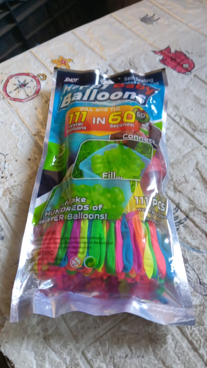 Magic self-sealing water balloons for hassle-free water fights