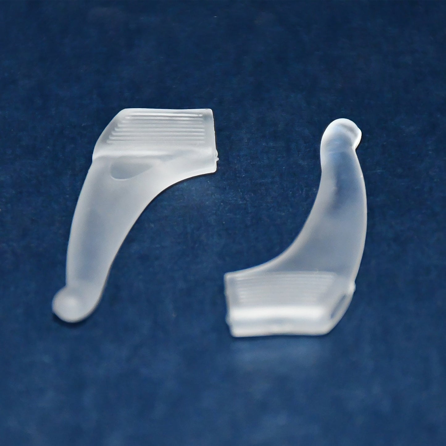Soft silicone eyeglass ear hooks non-slip grips pack of 2 pairs , Soft Silicone Glasses Ear Stabilizers