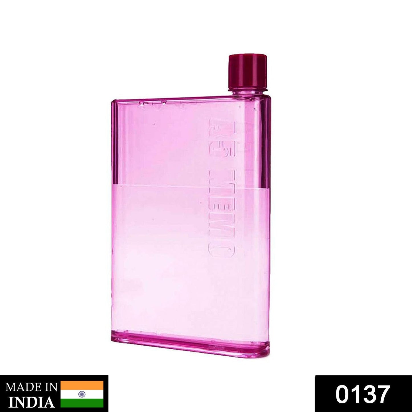 Space-saving memo bottle for school and office bag