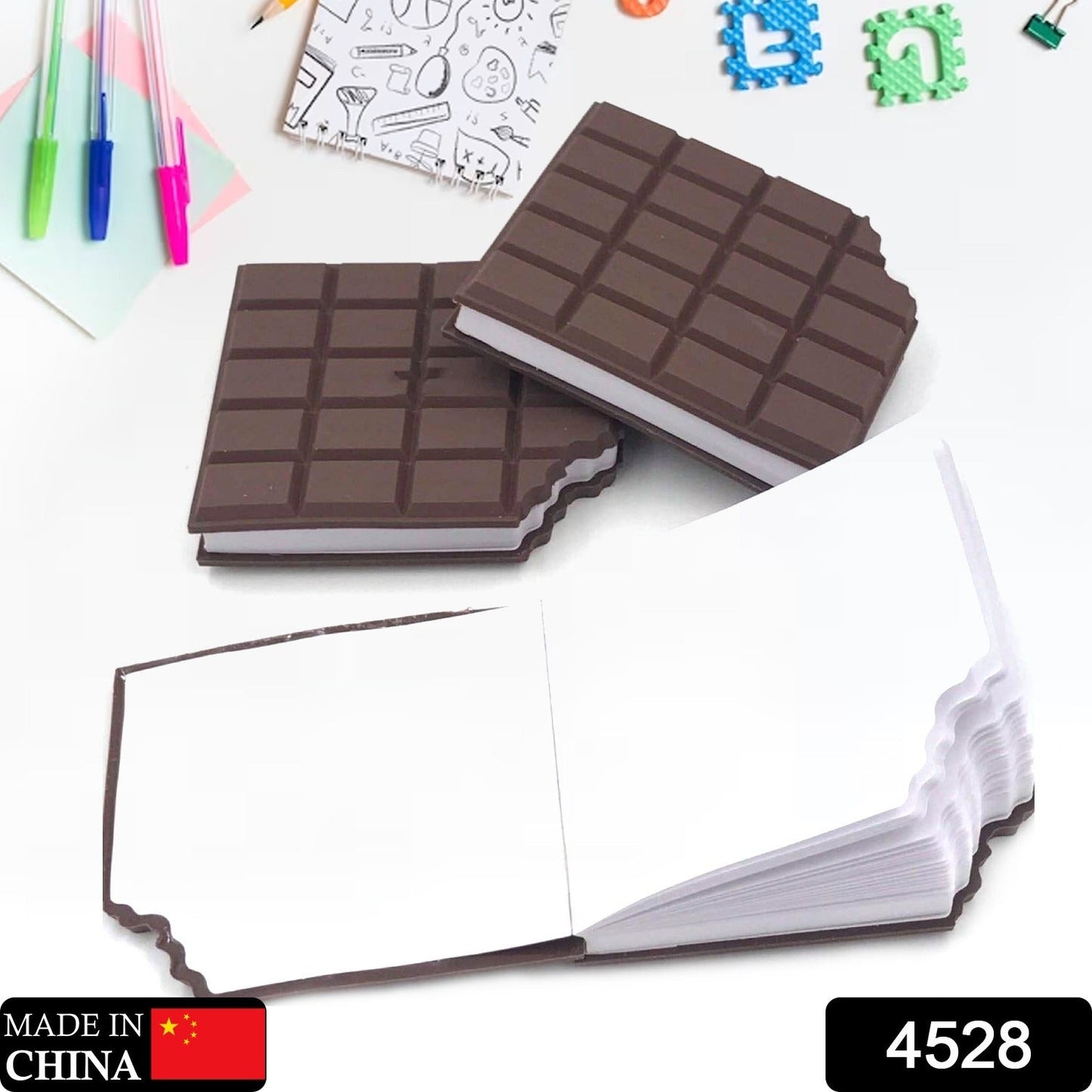 Pocket memo notebook with chocolate aroma for kids